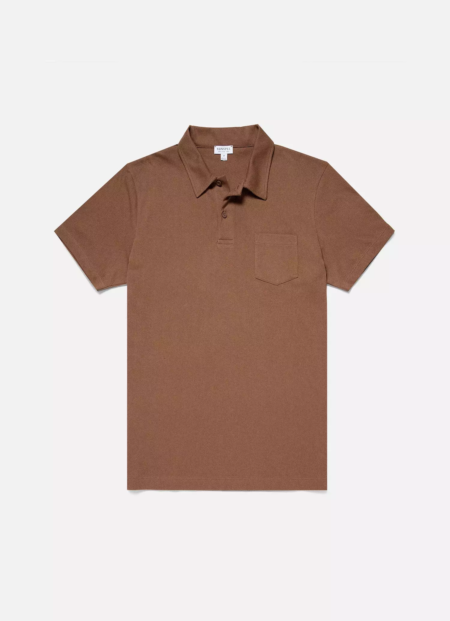 Men's Riviera Polo Shirt in Dark Sand