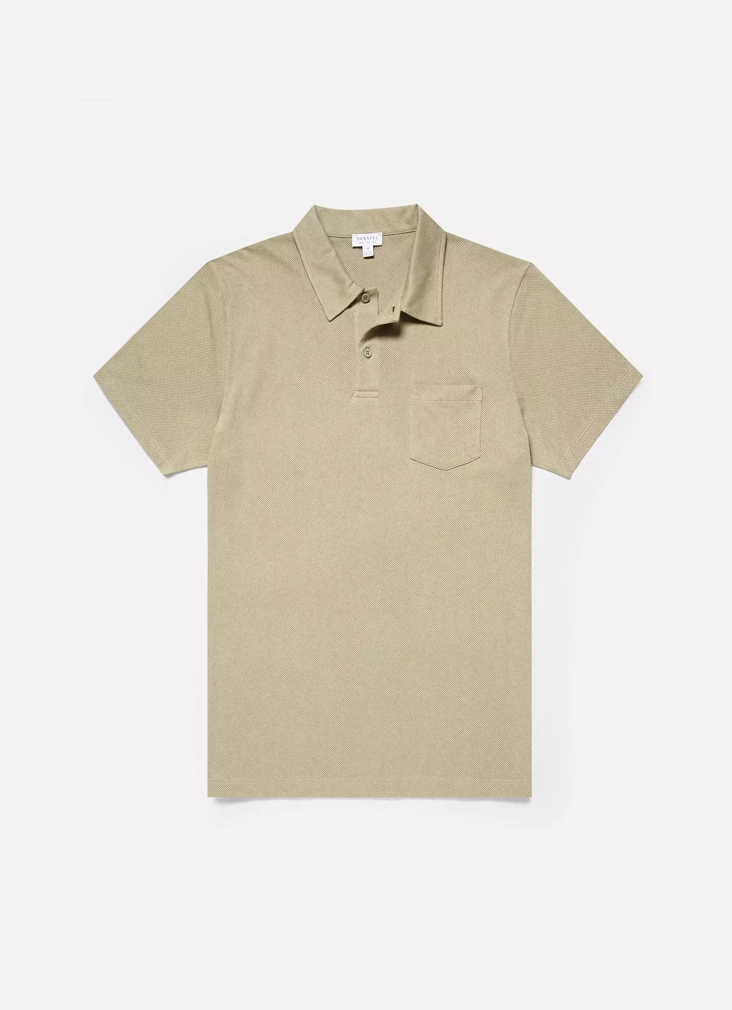 Men's Riviera Polo Shirt in Pale Khaki