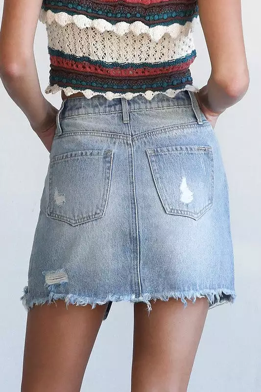 MID RISE MINI SKIRT