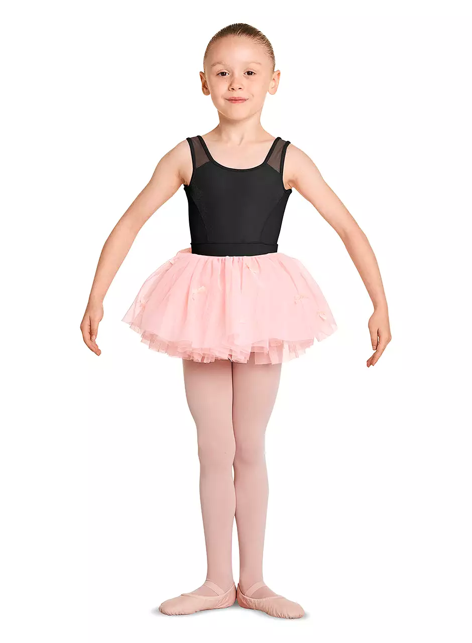 Mirella Child Velvet Bow Tutu Skirt - MS136C