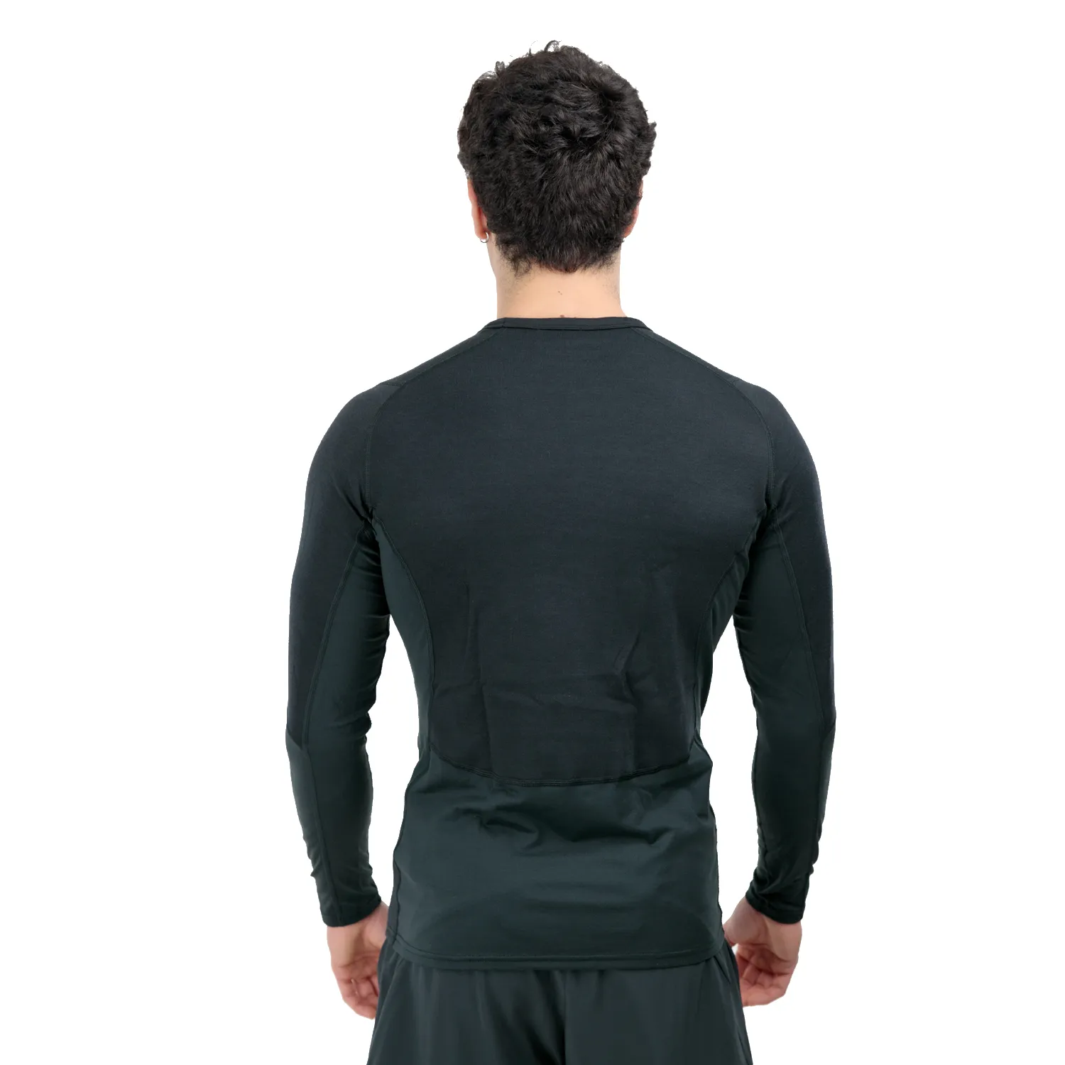 Mizuno Merino Wool Crew Maglia  Black