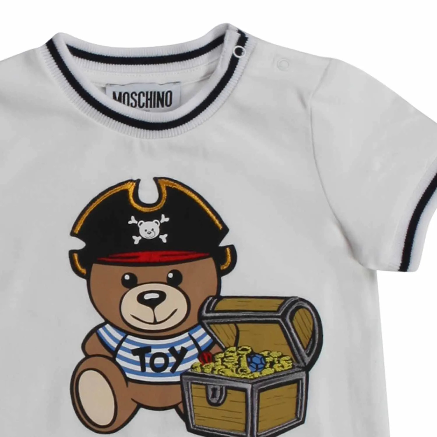 Moschino Teddy Bear Romper For Baby