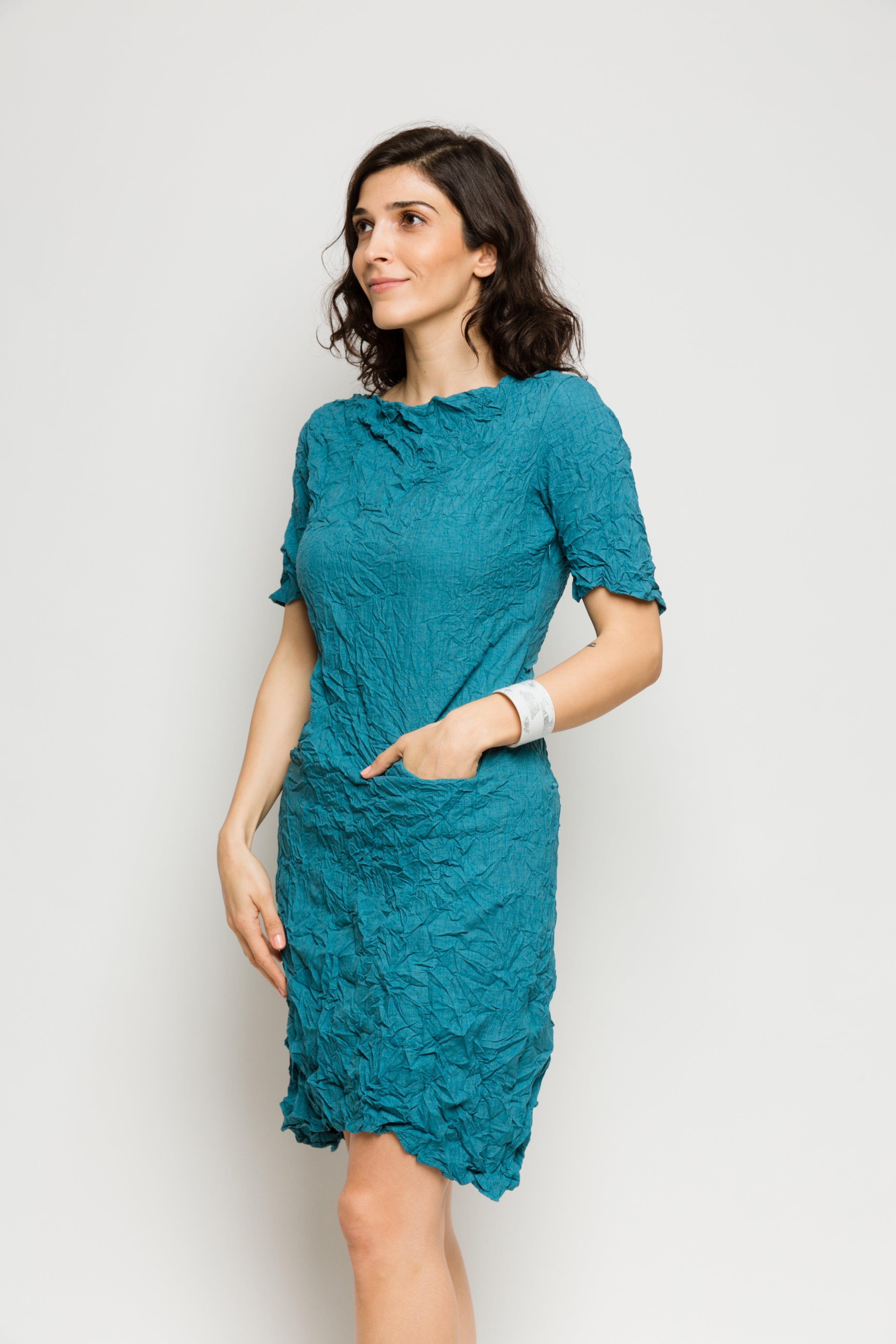 Moth Angelika Dress | Teal