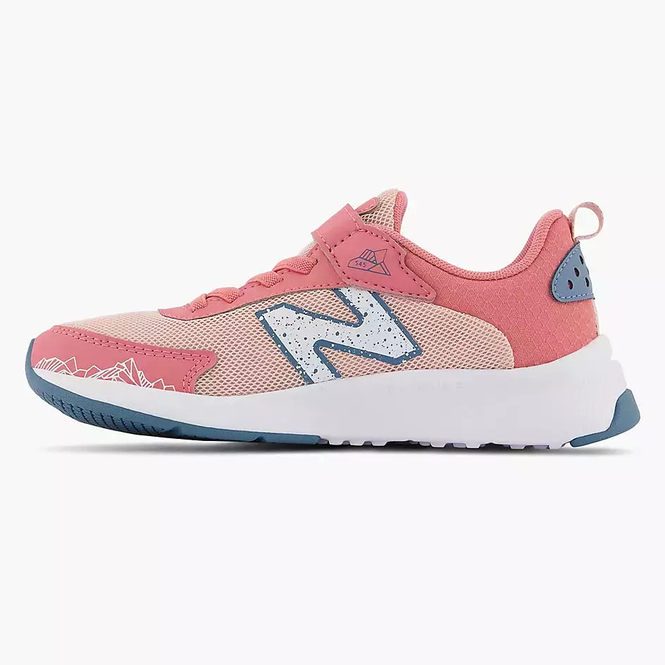 New Balance Pink Haze Dynasoft 545 Bungee Lace With Strap Children’s Sneaker