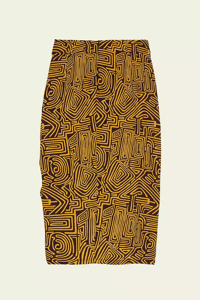 OAS TAWNY GOLCONDA LOLLO SKIRT