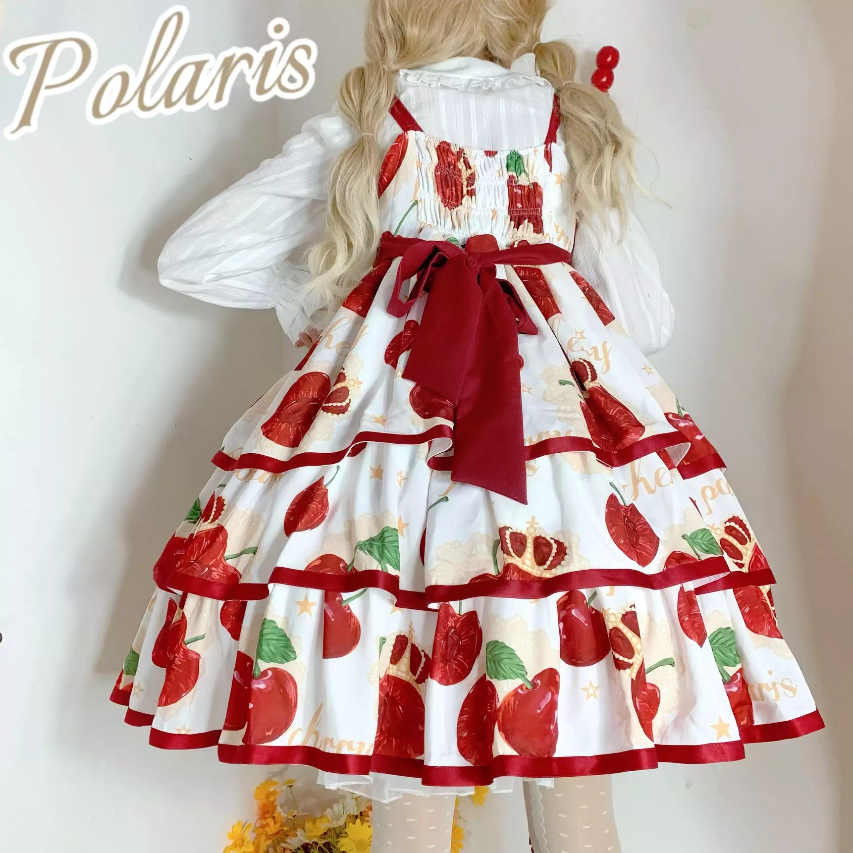 Pre-order 2022 SS cherry crown Lolita jump skirt dress