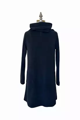 SALE Cozy Tunic Dress | Midnight Blue Terry