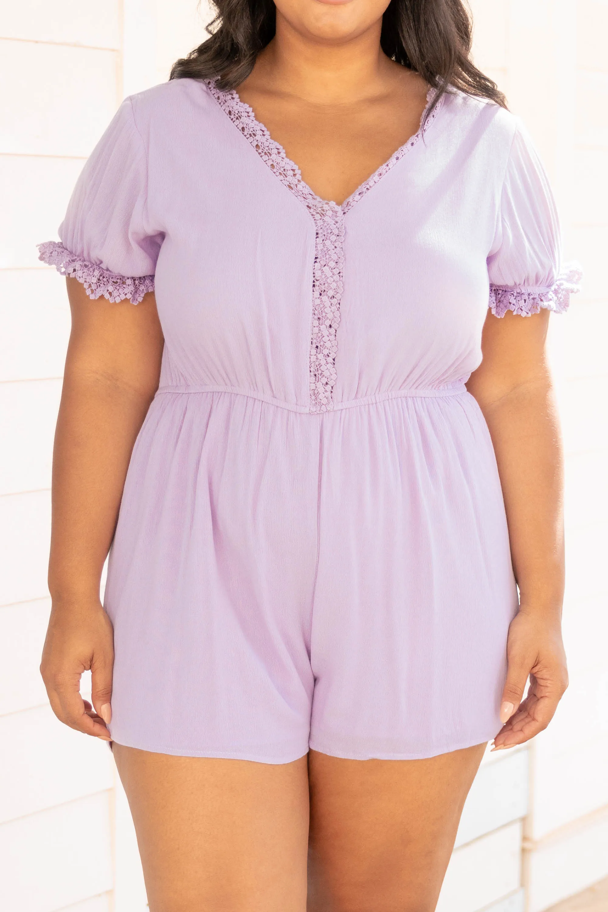 Summertime Crush Romper, Lavender