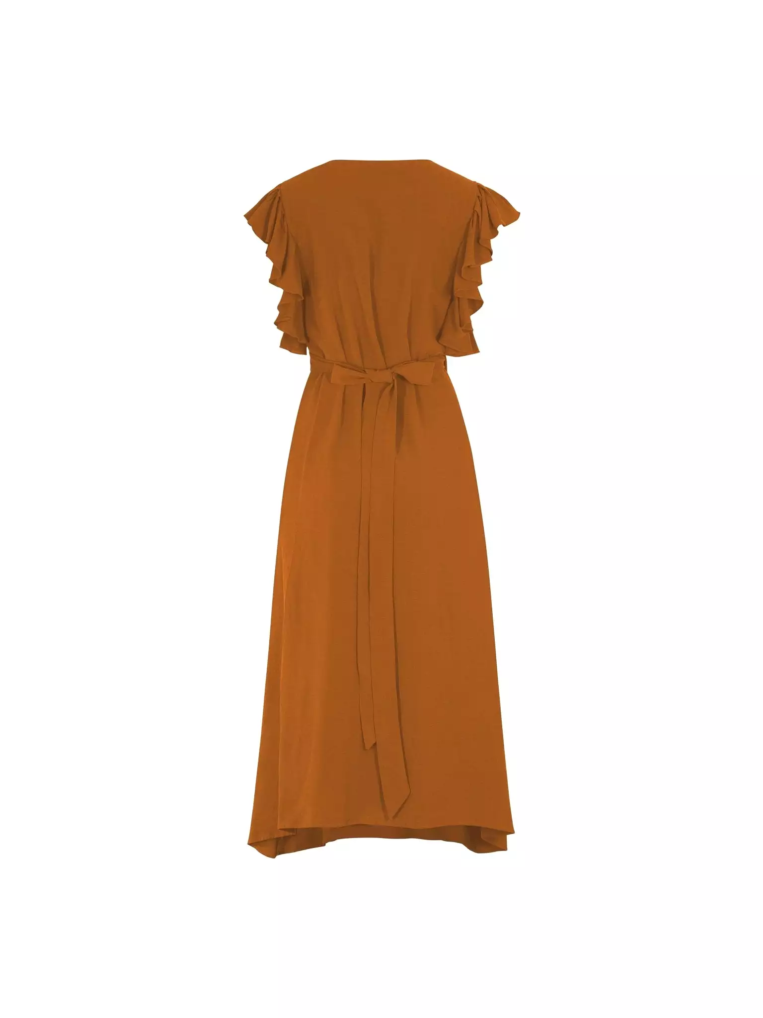 Sustainable Rukia Dress - Solid Rust