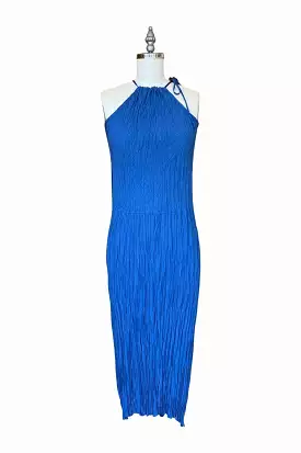 Twisted Maxi Halter Dress | Royal