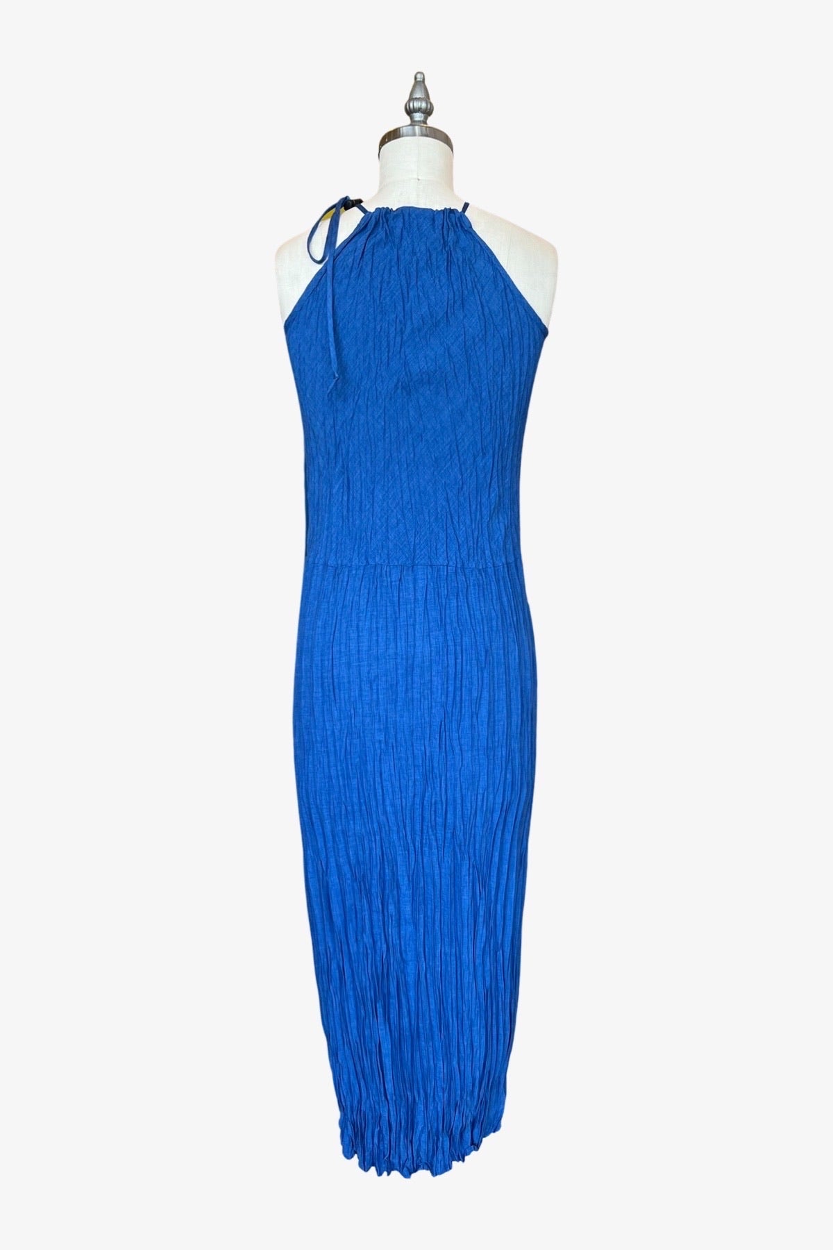 Twisted Maxi Halter Dress | Royal