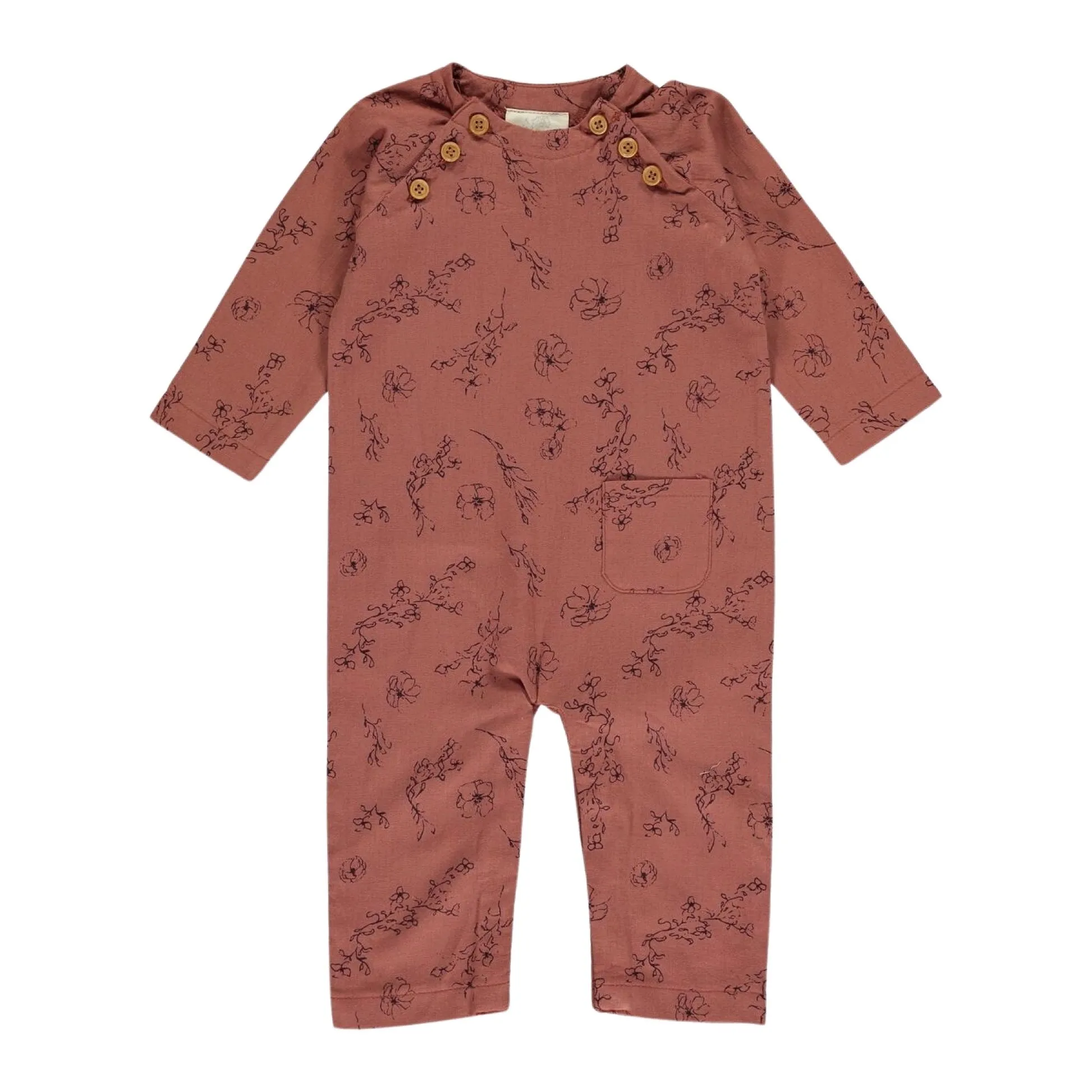 Vignette Jojo Pocket Romper - Rust