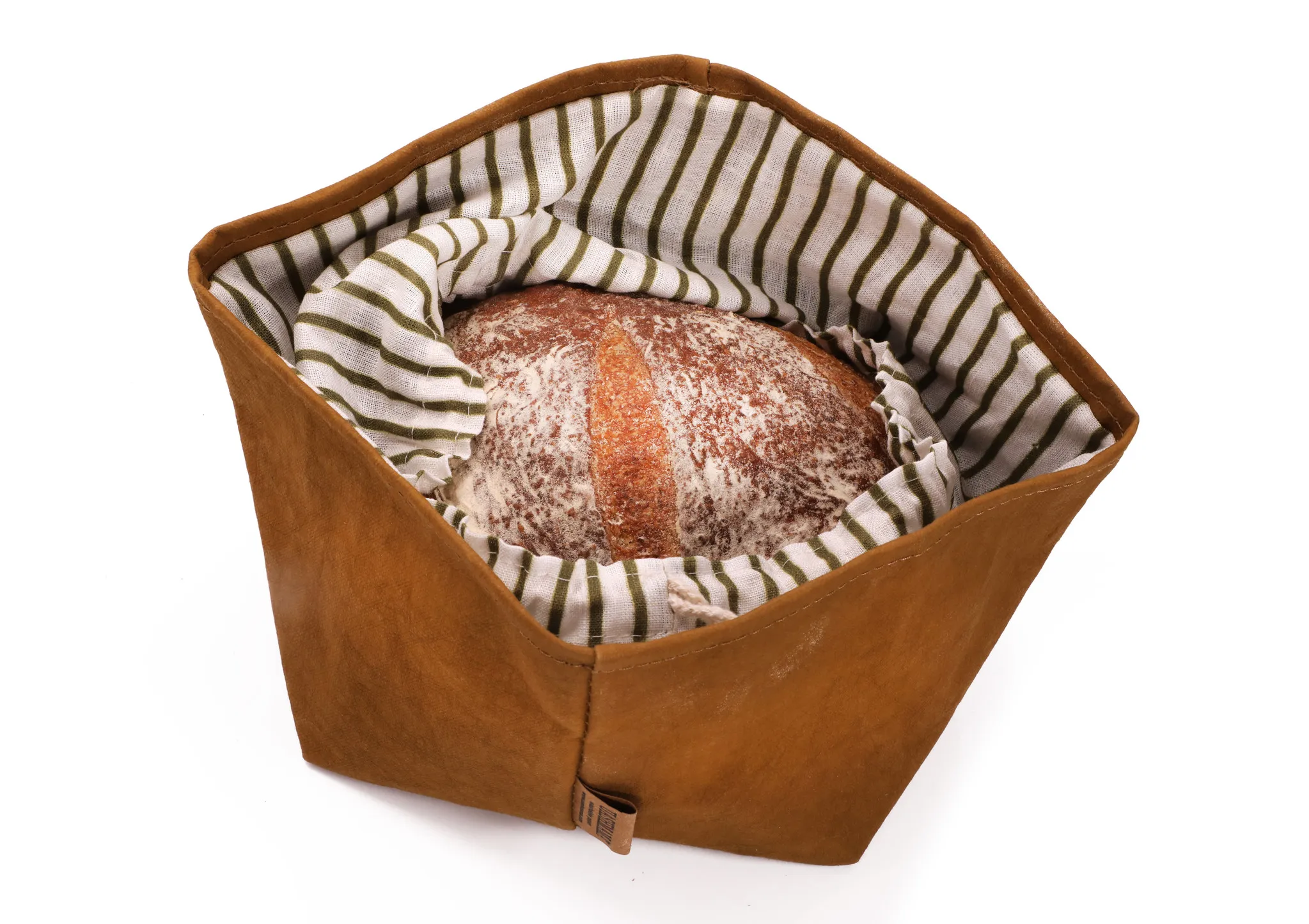 Washable Bread Bag in Ocra