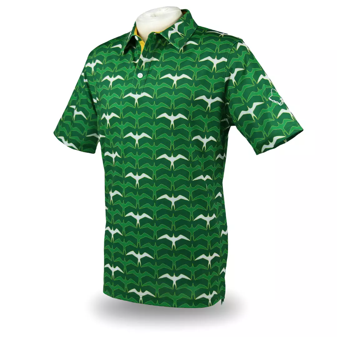 Wasters 3.0 Iwa Flock - OGA Men's Polo - Grass Green