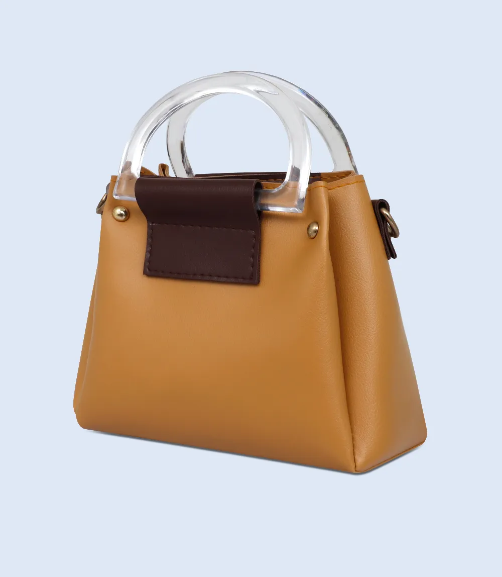 WB2410-MUSTARD-Women Shoulder Bag