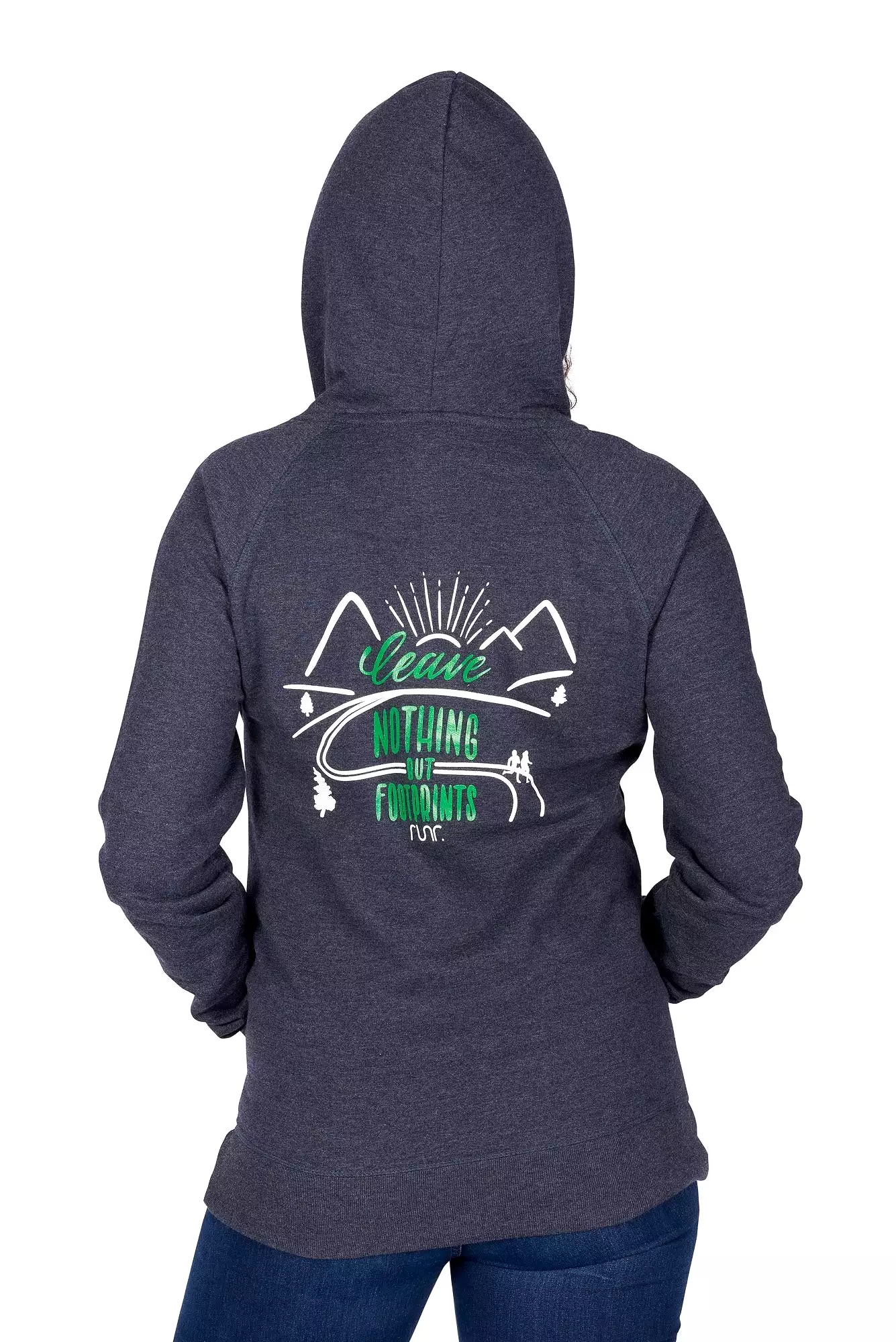 Women's 'Leave Nothing But Footprints' Runr Hoodie