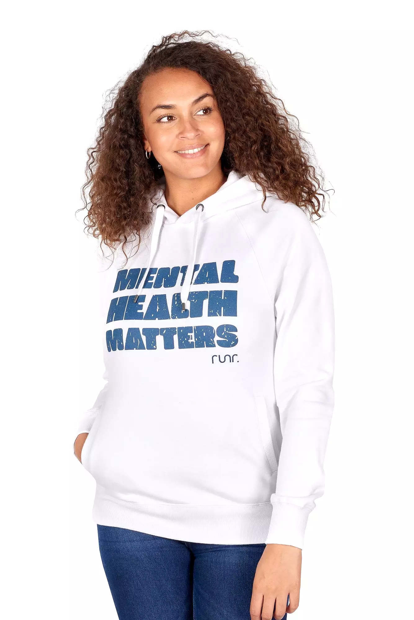 Women's Mental Health Matters Hoodie - White