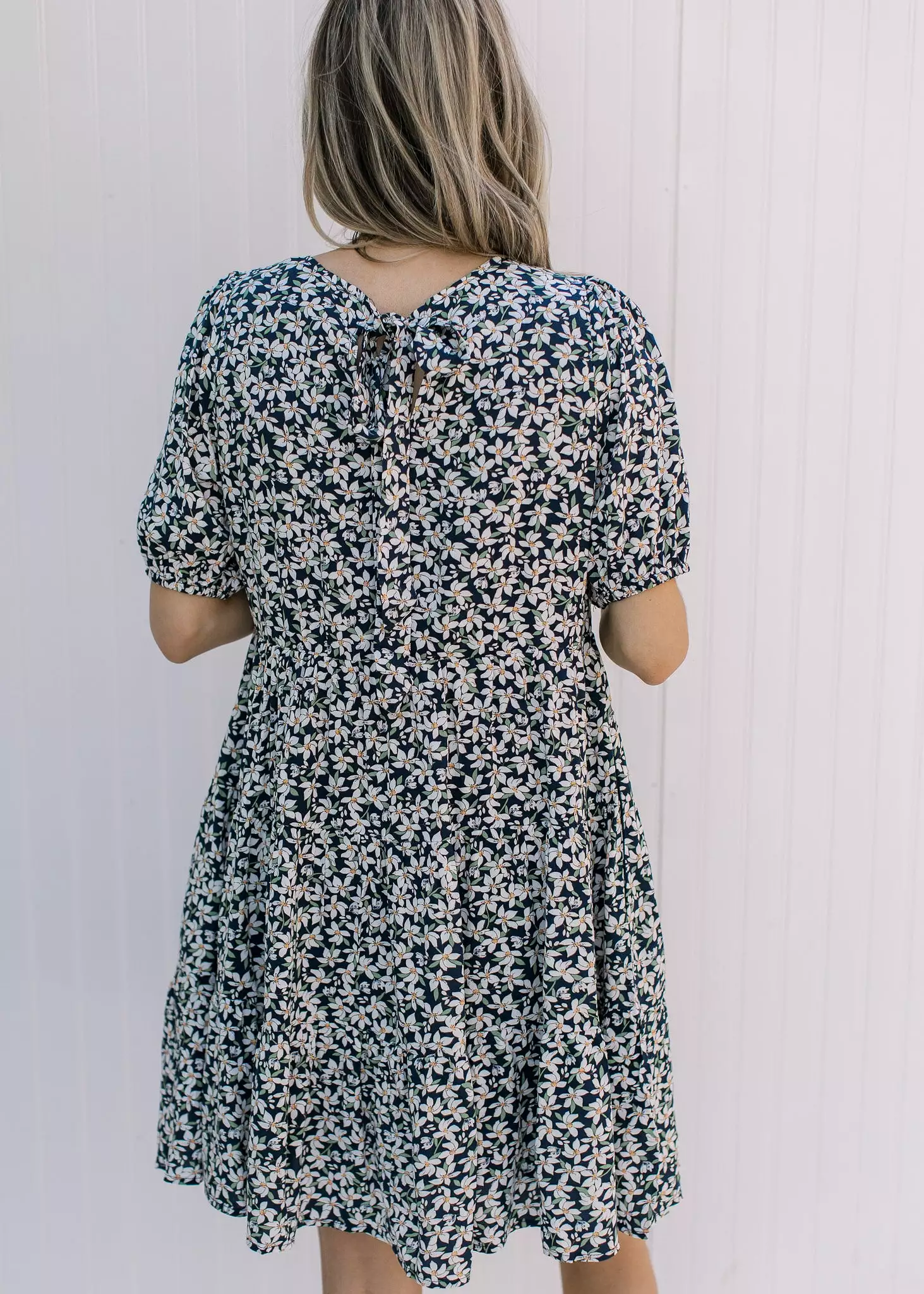 X Blue Daisies Dress